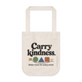 Carry Kindness Tote Bag – Mental Health & Neurodiversity Awareness  Organic Canvas Tote Bag
