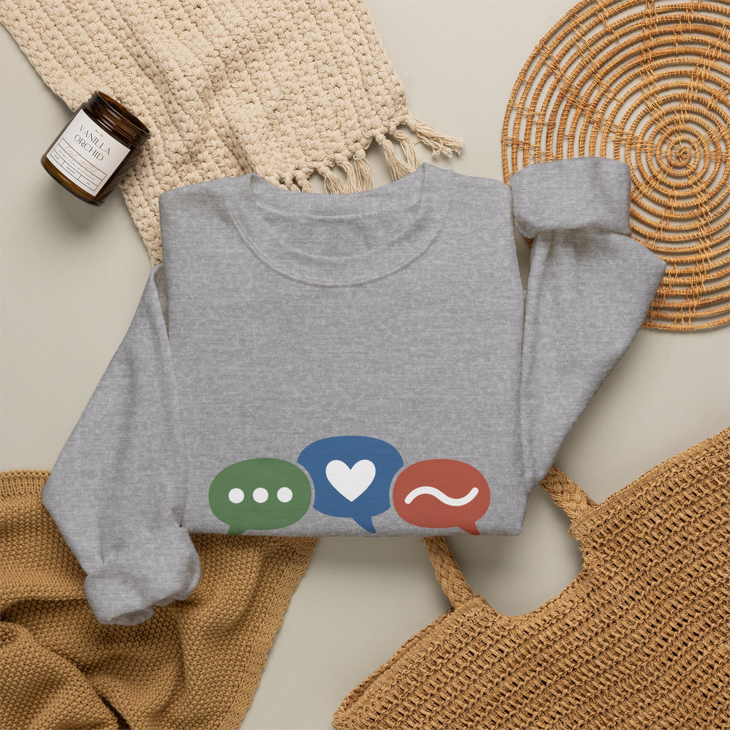 Everyone Communicates Differently – Neurodiversity Awareness Crewneck T-Shirt