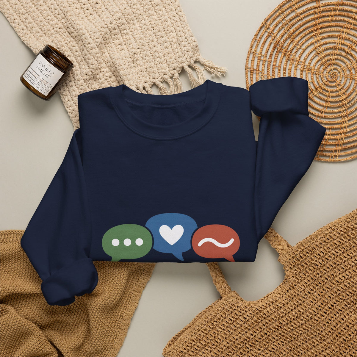 Everyone Communicates Differently – Neurodiversity Awareness Crewneck T-Shirt