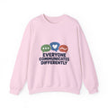 Everyone Communicates Differently – Neurodiversity Awareness Crewneck T-Shirt