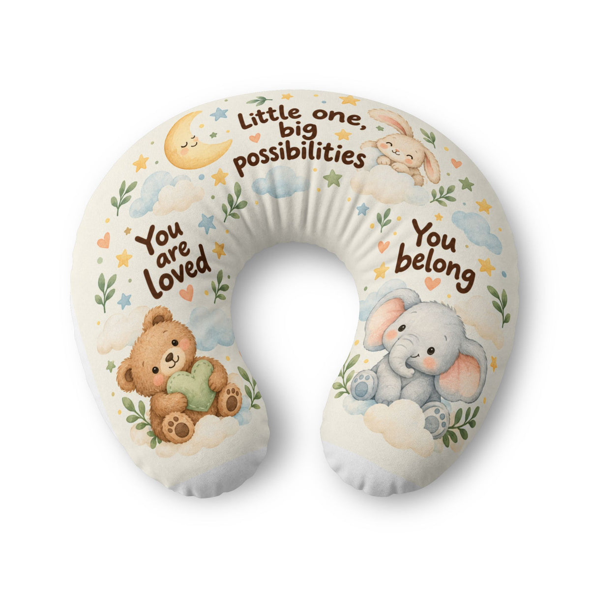 Quietly Seen Nursing Pillow Cover – Encouraging Affirmations  Nursing Pillow Cover