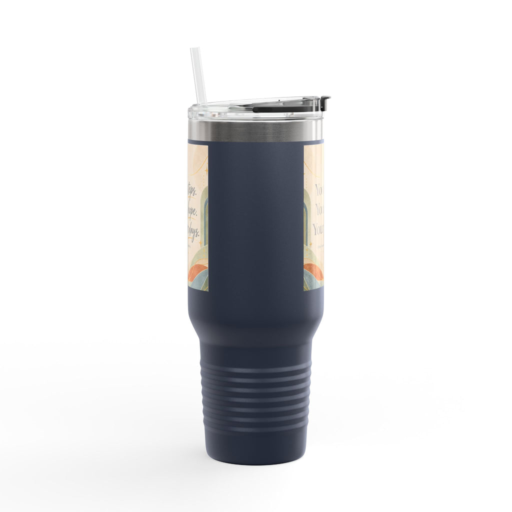 Your Pace, Your ProgressInsulated Travel Mug, 40oz