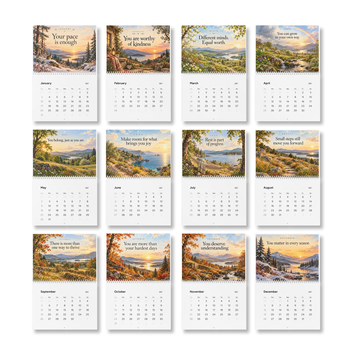 Standard Wall Calendar (2027)