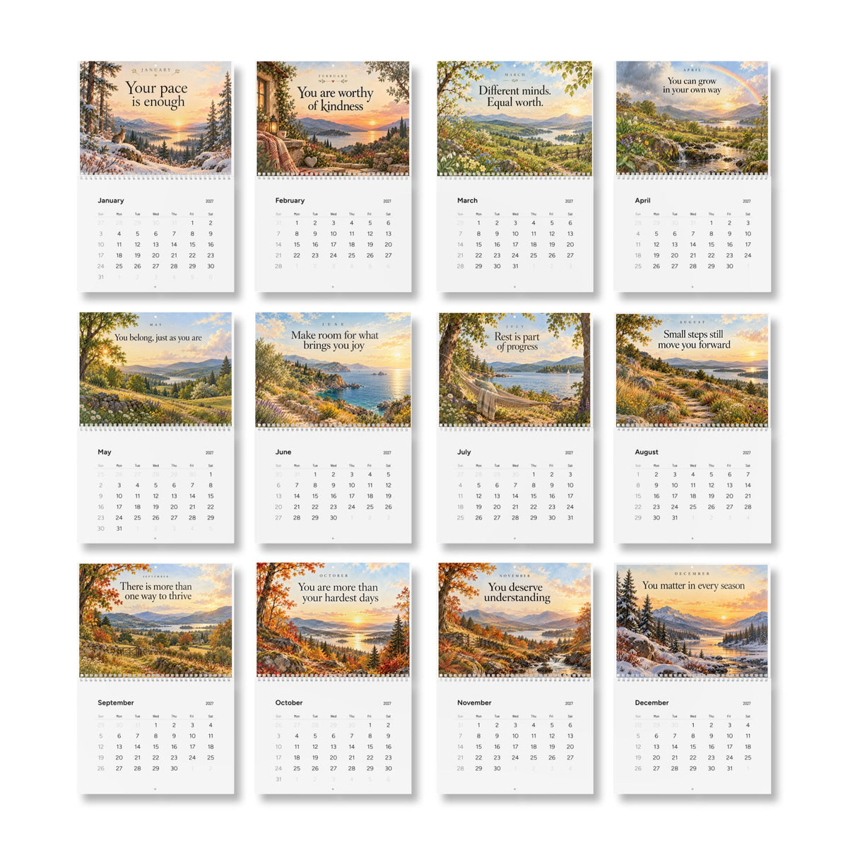 Standard Wall Calendar (2027)