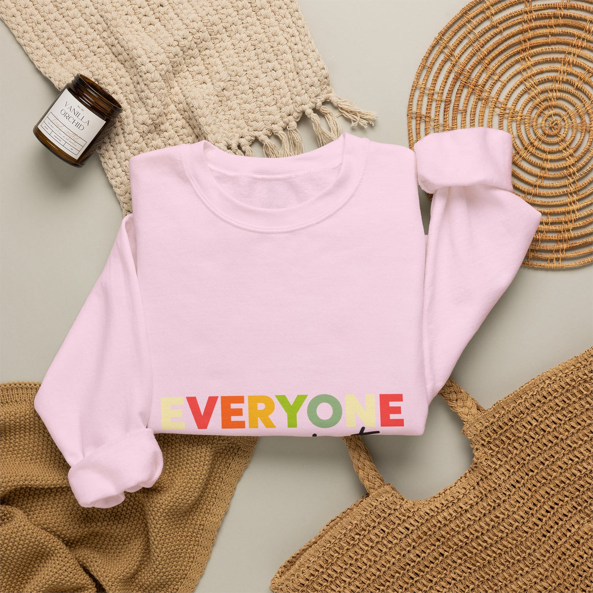 Everyone Communicates Differently – Autism Acceptance T-Shirt Crewneck Sweatshirt