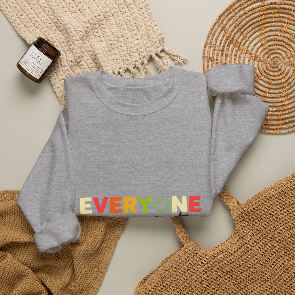 Everyone Communicates Differently – Autism Acceptance T-Shirt Crewneck Sweatshirt