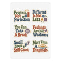 Mental Health Awareness Sticker Sheet – 6 Encouraging Designs