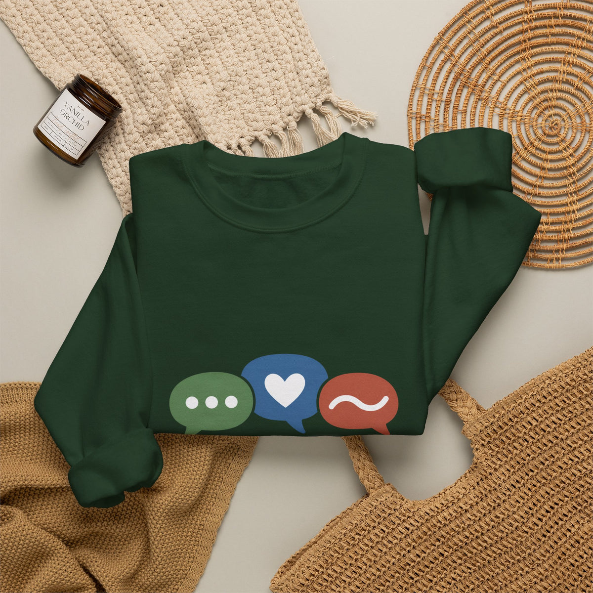 Everyone Communicates Differently – Neurodiversity Awareness Crewneck T-Shirt