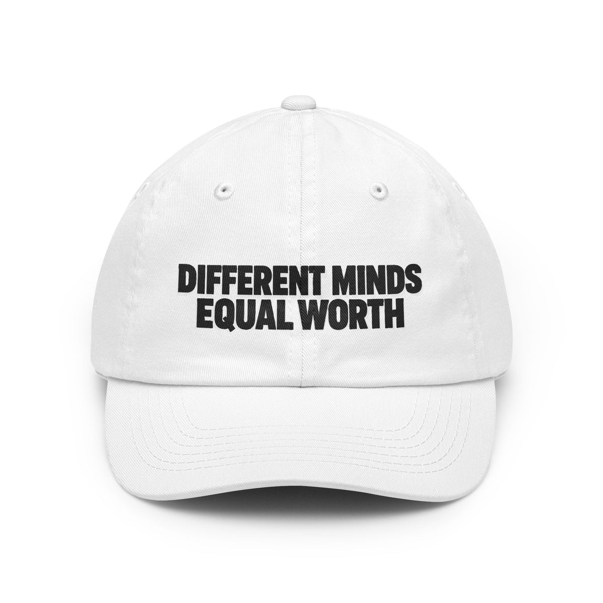 Different Minds, Equal Worth – Neurodiversity Awareness Hat Classic Dad Hat