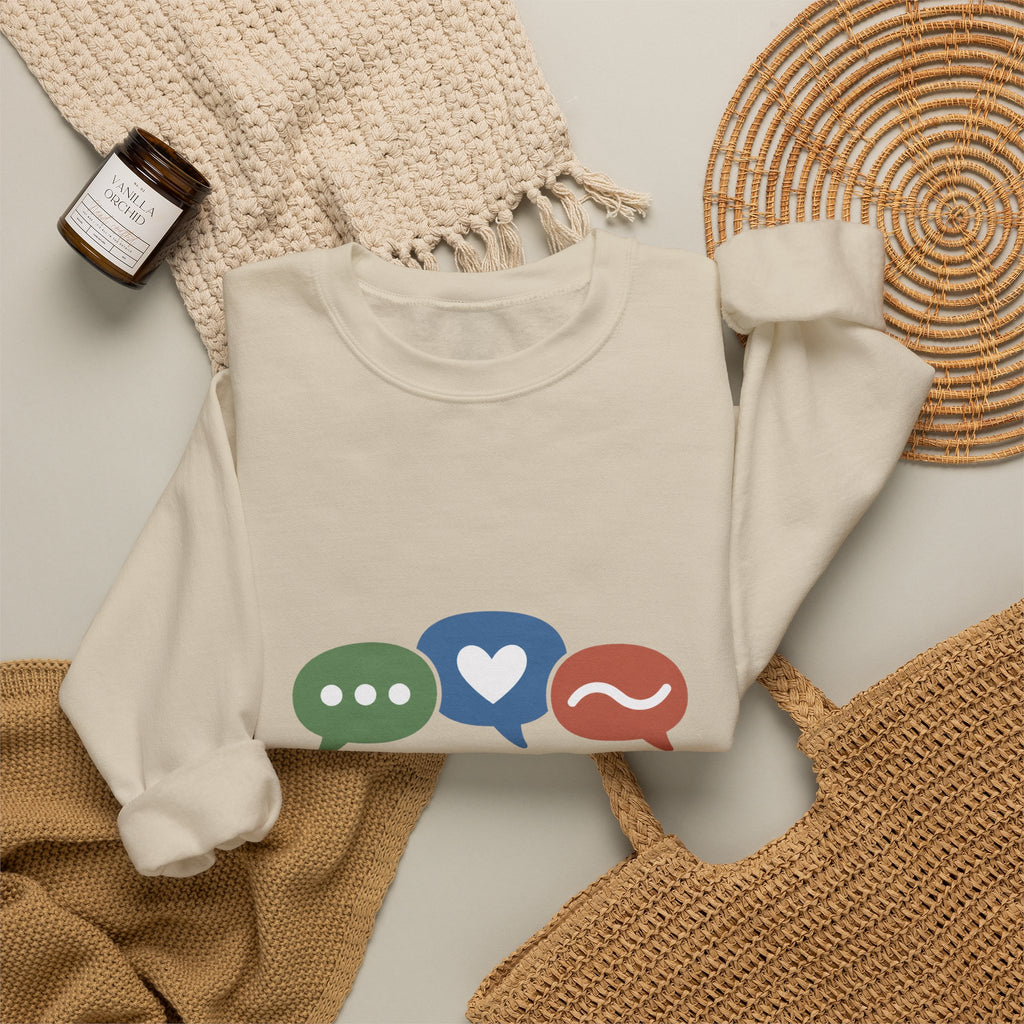 Everyone Communicates Differently – Neurodiversity Awareness Crewneck T-Shirt